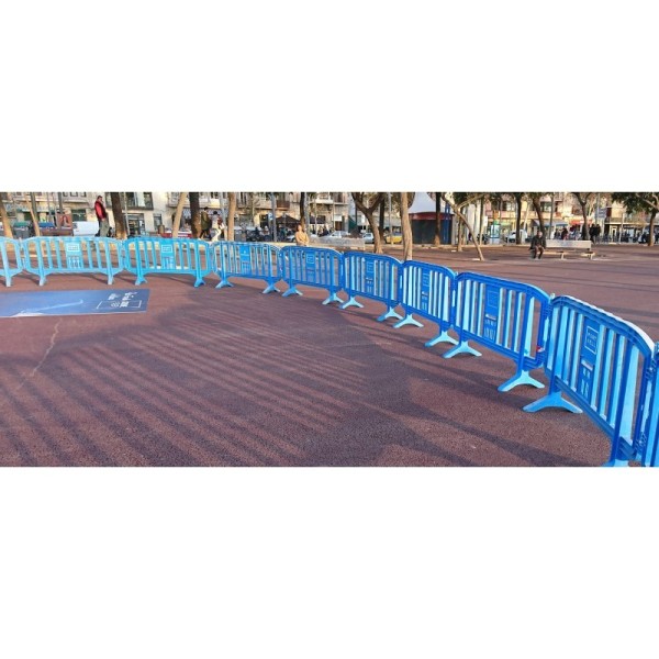 Barrière MOVIT de sécurité en plastique solide plusieurs coloris