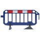 Barrière sécurité bleue