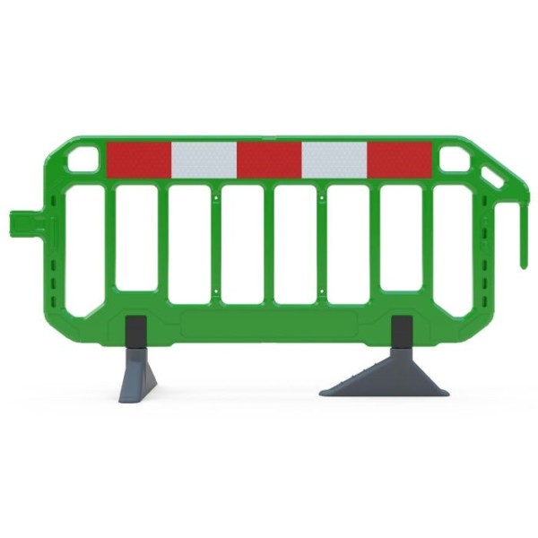 Barrière mobile de sécurité 2m Verte