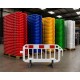 Barrière mobile de sécurité 2m Blanche