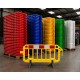 Barrière mobile de sécurité 2m Jaune