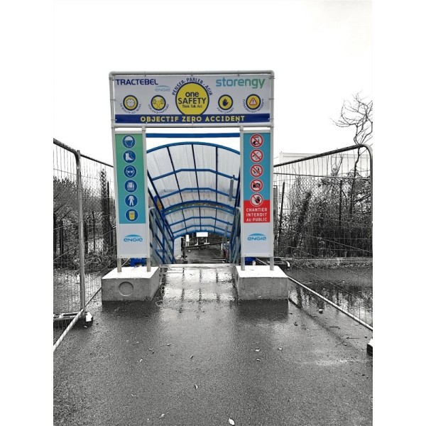 portique de sécurité Entrée de Chantier  et sites sensibles