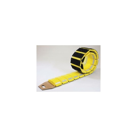 Ralentisseur de vitesse temporaire, pliable et transportable jaune